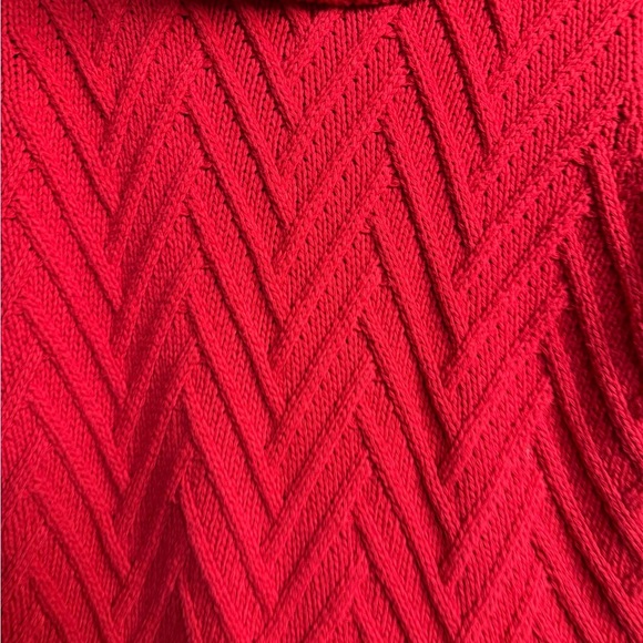 Talbots Vibrant Red Cowl Neck Sweater - Picture 4 of 7
